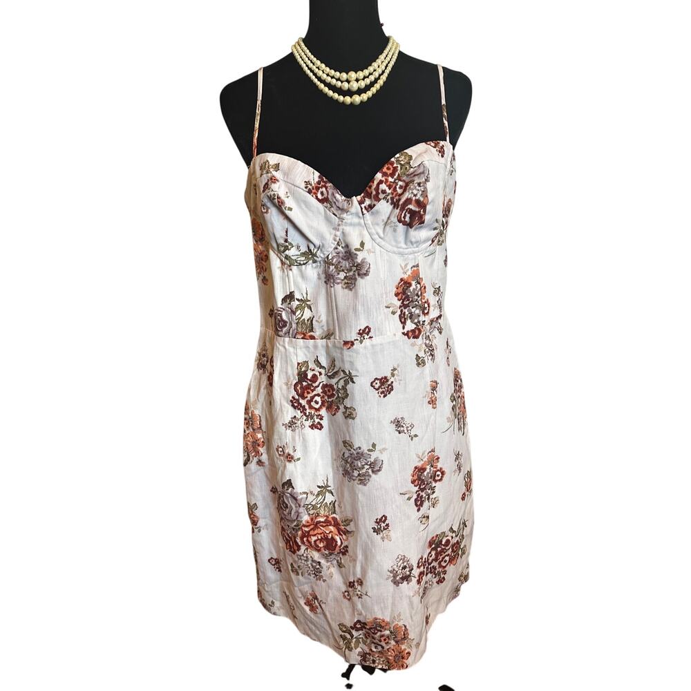 Brock Collection x H&M Floral Corset Lyocell Mini Dress